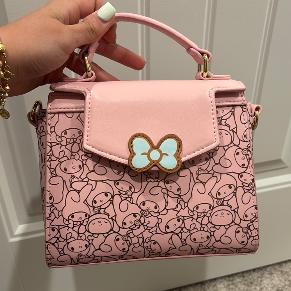 Loungefly Pink and Blue Kids Accessory Bag
